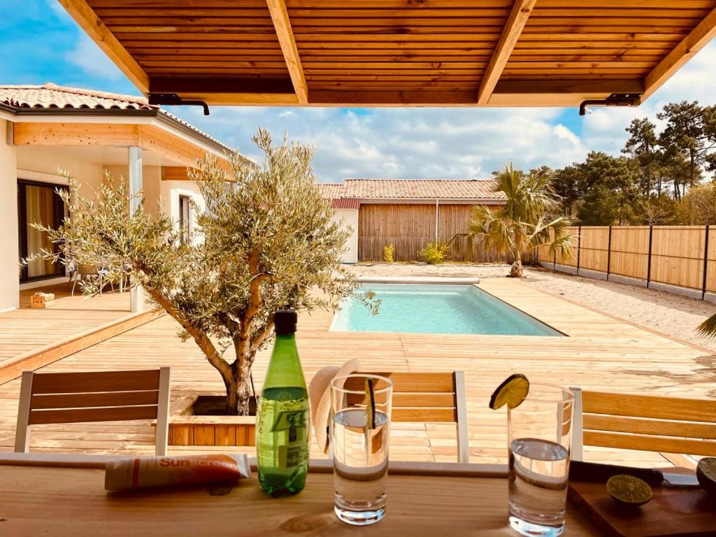 Villashomeclet - Villa Palm Beach Vensac Buitenkant foto