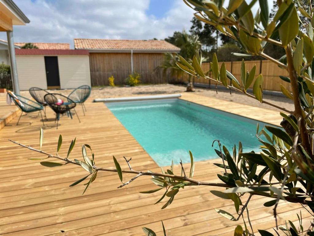 Villashomeclet - Villa Palm Beach Vensac Buitenkant foto
